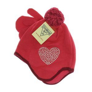 OshKosh B'gosh Girls Embellished Hat & Mittens Set